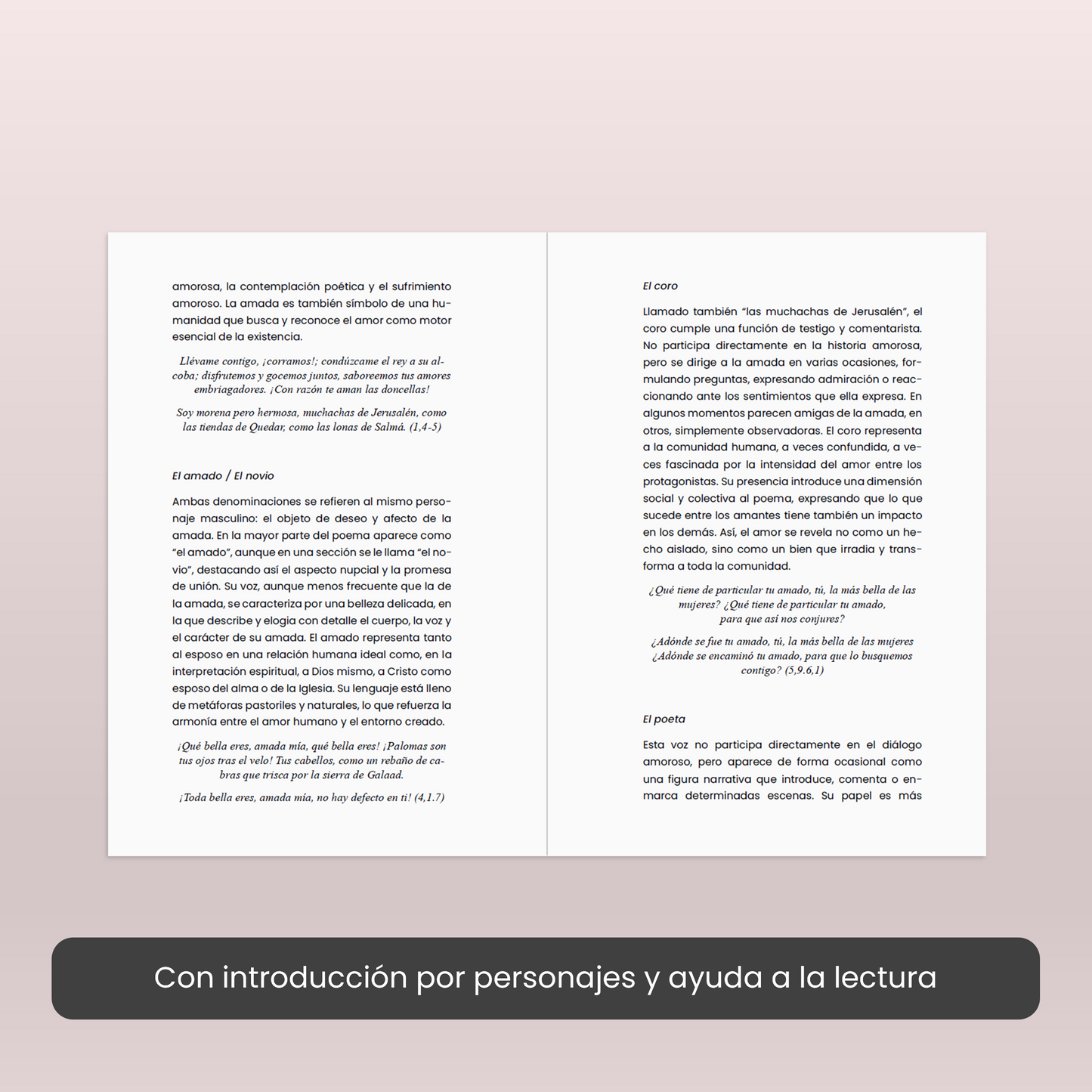 Cantar de los Cantares GRATIS (máx. 1 por persona) - Cuadernillo bíblico - AT26