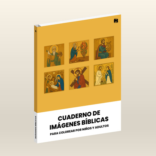 Cuaderno de imágenes bíblicas para colorear por niños y adultos